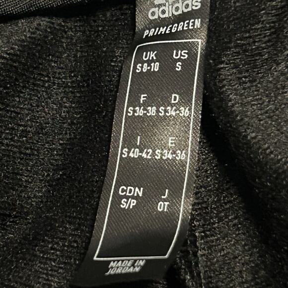 Adidas Women’s Slim Fit Full Length Tapered Leg Track Pants Size Small Black - Picture 7 of 9